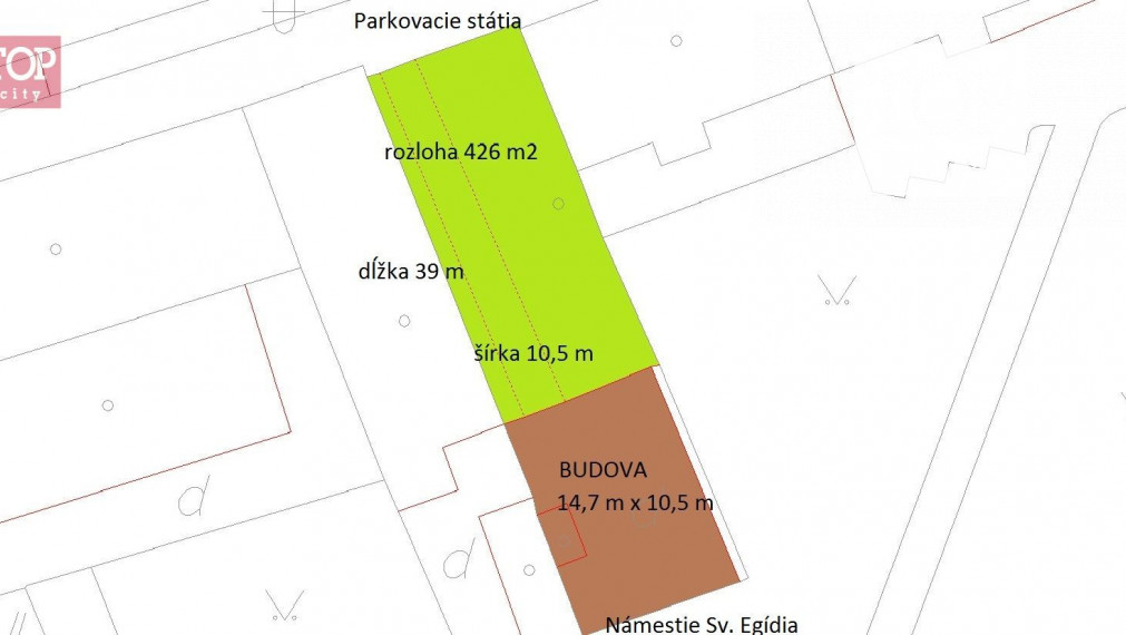 Budova v centre mesta Poprad, na predaj