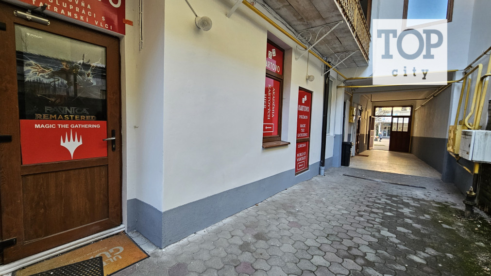 NA PRENÁJOM: OBCHODNÉ PRIESTORY V CENTRE POPRADU